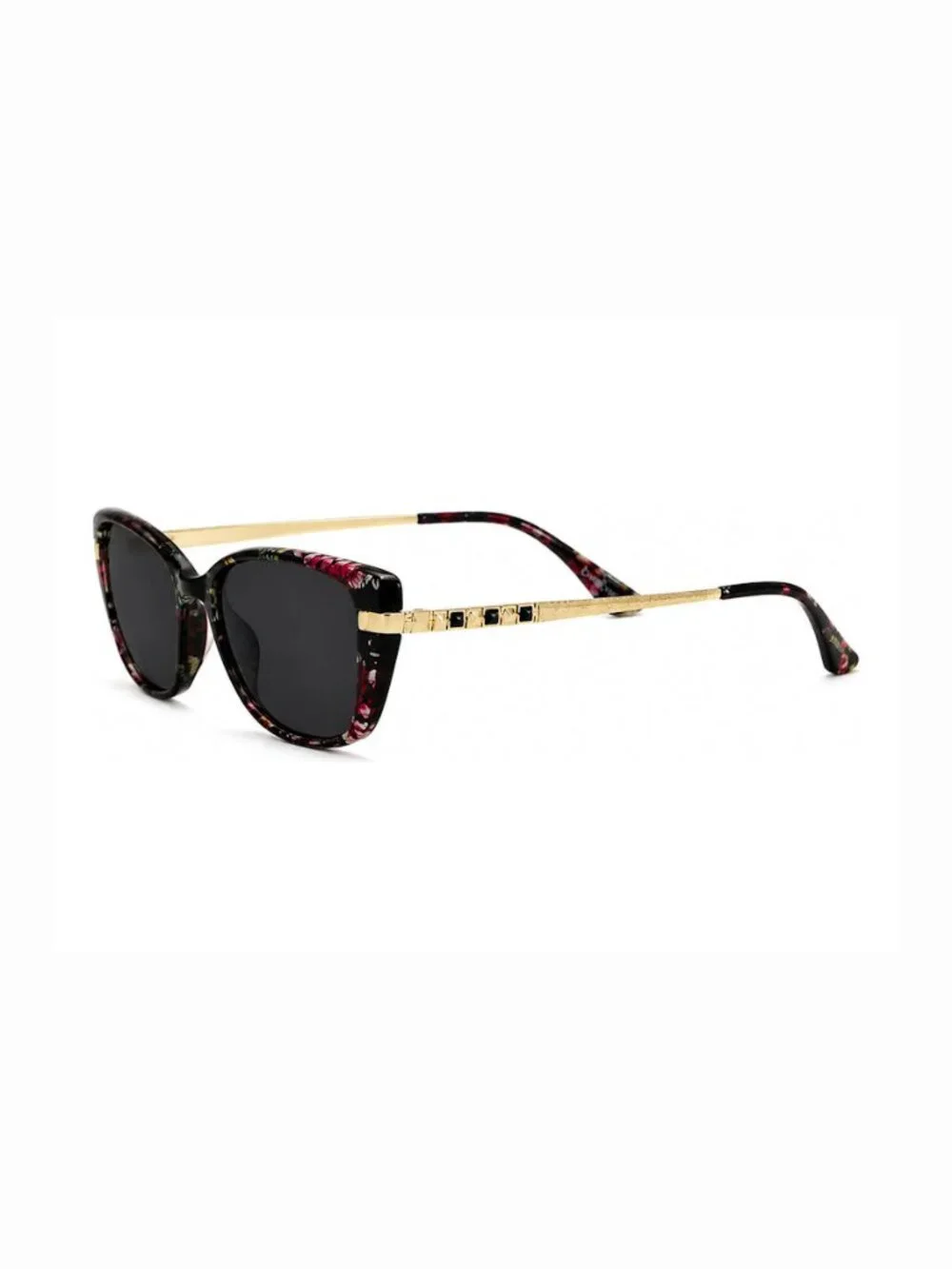 BEBE BBOP-1000CE-664 Blush Tortoise Cat Eye Frame / Gray Lenses Sunglasses